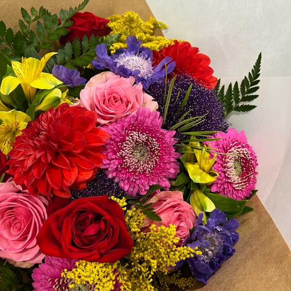 Bouquet Of Mixed Seasonal Flowers 