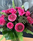 Vase of Mixed Seasonal Flowers