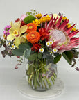 Vase of Mixed Seasonal Flowers