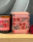 IVY & WOOD 300g Poppy and Amber Candle