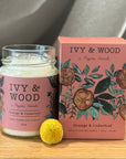 IVY & WOOD Orange and Cedarleaf 250g Candle