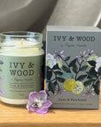 IVY & WOOD Yuzu and Patchouli 250g candle